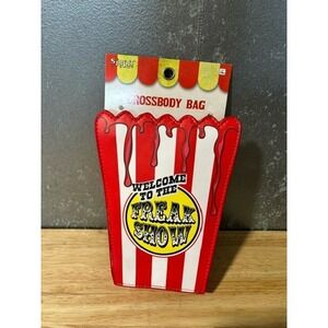 Spirit Halloween "Welcome to the Freak Show" Crossbody Popcorn Bag